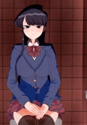 Komi-san school life where she made a lot of friends